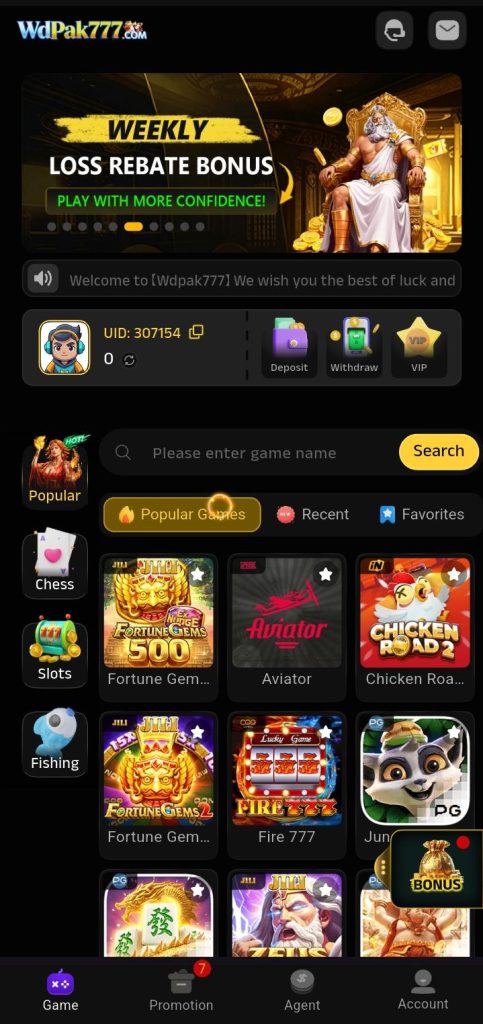 WDPAK777 Game Download