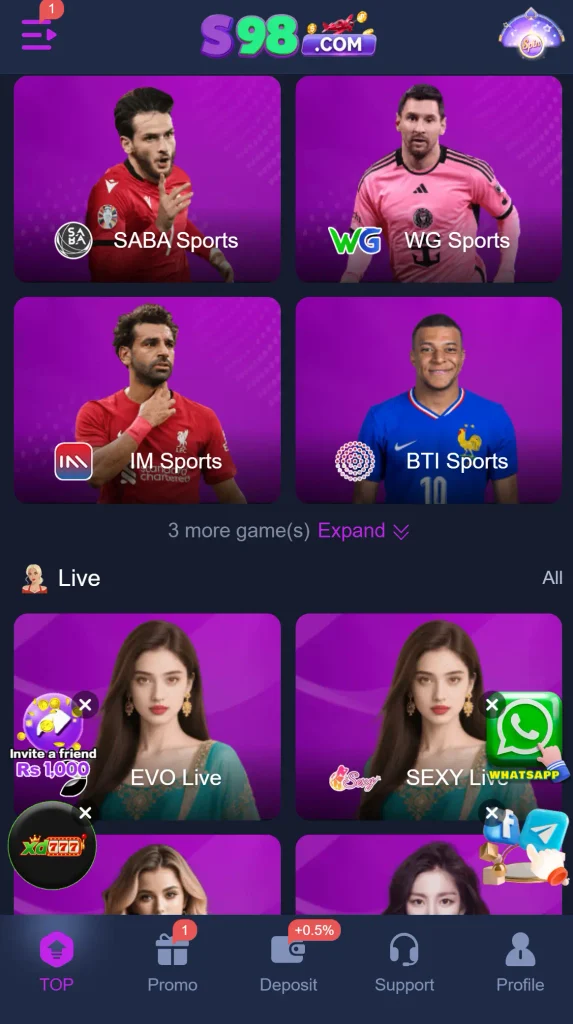 S98 Game